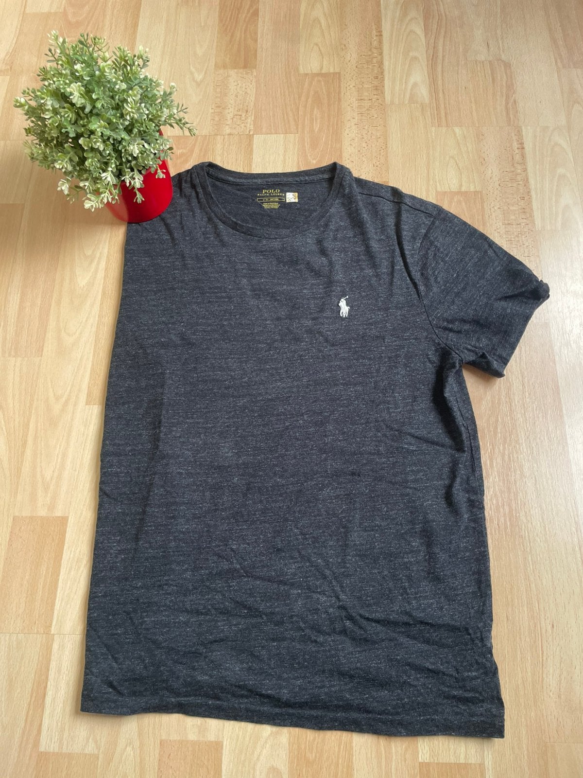 Ralph Lauren t-shirt, Verzenden, Gedragen, Maat 52/54 (L), Grijs