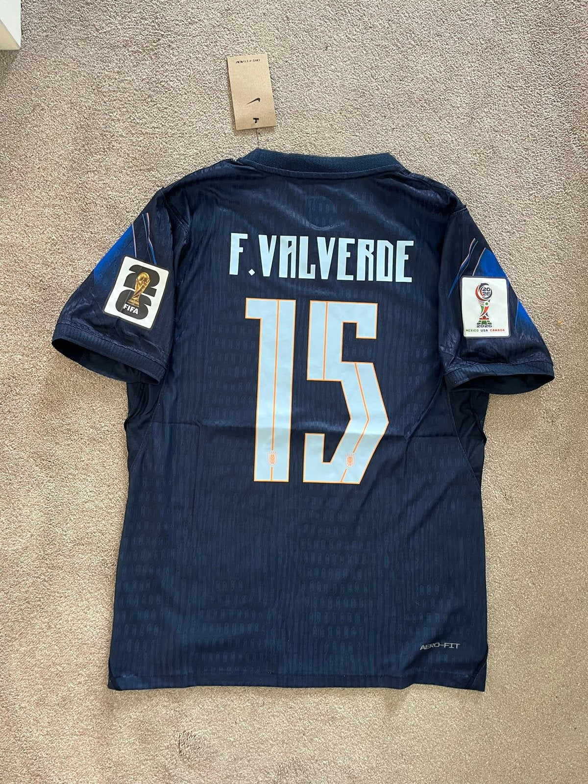 Uruguay F. Valverde 15 uitshirt WK 2026 Maat M Nieuw, Maat M, Ophalen of Verzenden, Nieuw, Shirt