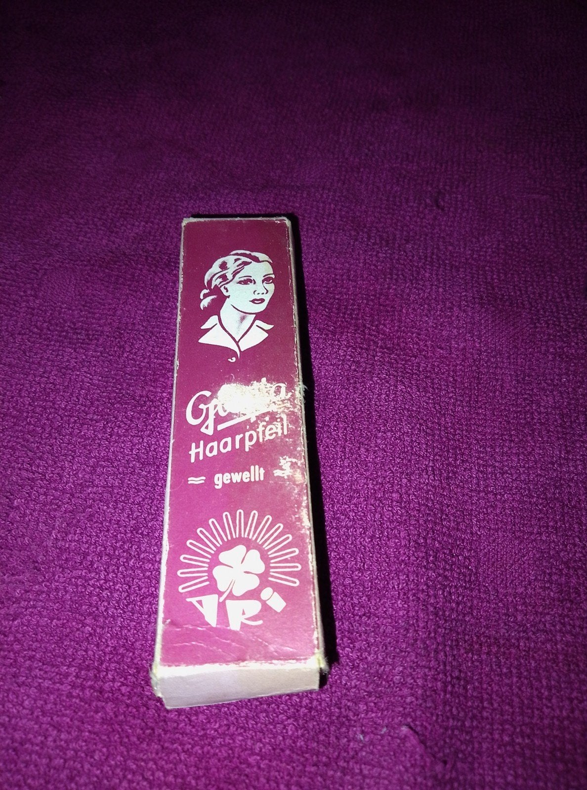 Vintage Gloria Haarpfeil Haarspeld - Nieuw in verpakking, Sieraden, Tassen en Uiterlijk, Ophalen of Verzenden, Nieuw, Haarspeld