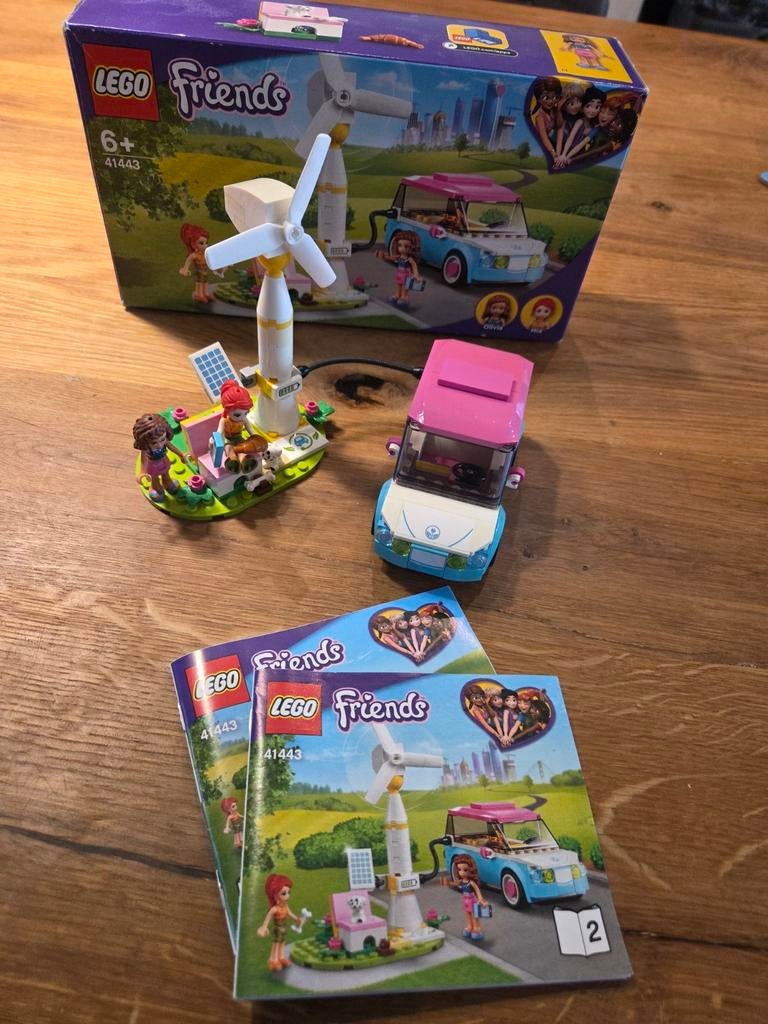 Lego Friends 41443 - Andrea's Elektrische Auto, Lego, Friends, Ophalen of Verzenden, Zo goed als nieuw