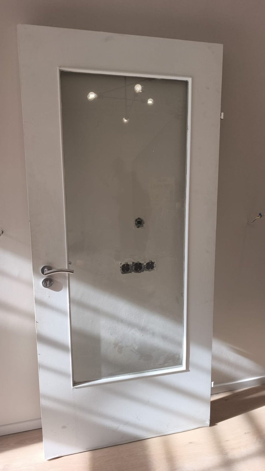 zware brandwerende binnendeur met glas gratis amsterdam, Ophalen, Zo goed als nieuw