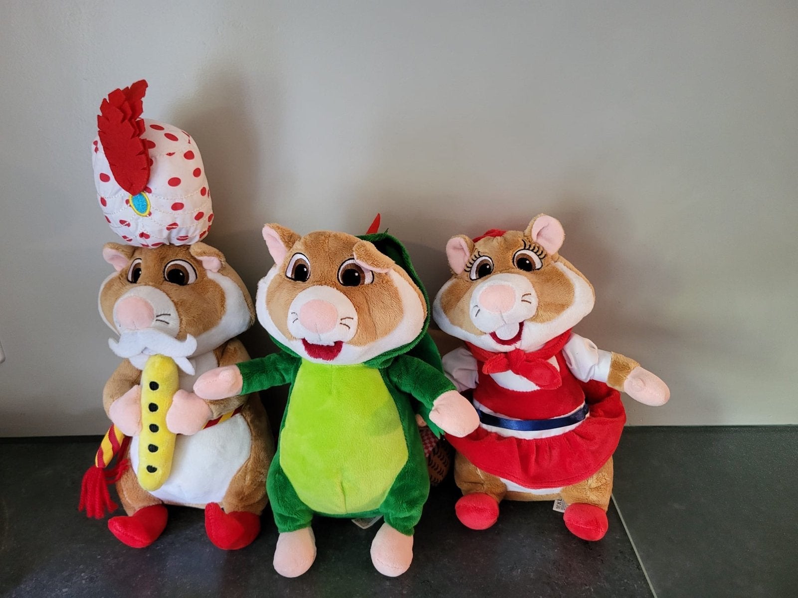 Efteling Hamster Knuffels set, Gebruikt, Albert Heijn, Hamster, Ophalen of Verzenden