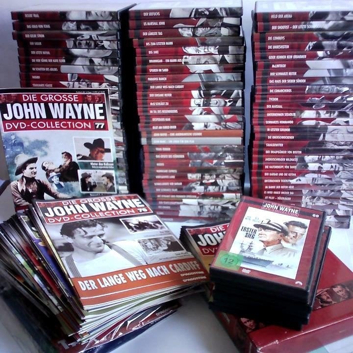 Gezocht: Dvd's/blurays/4k of/en VHS John Wayne, Alle leeftijden, Ophalen of Verzenden, Zo goed als nieuw