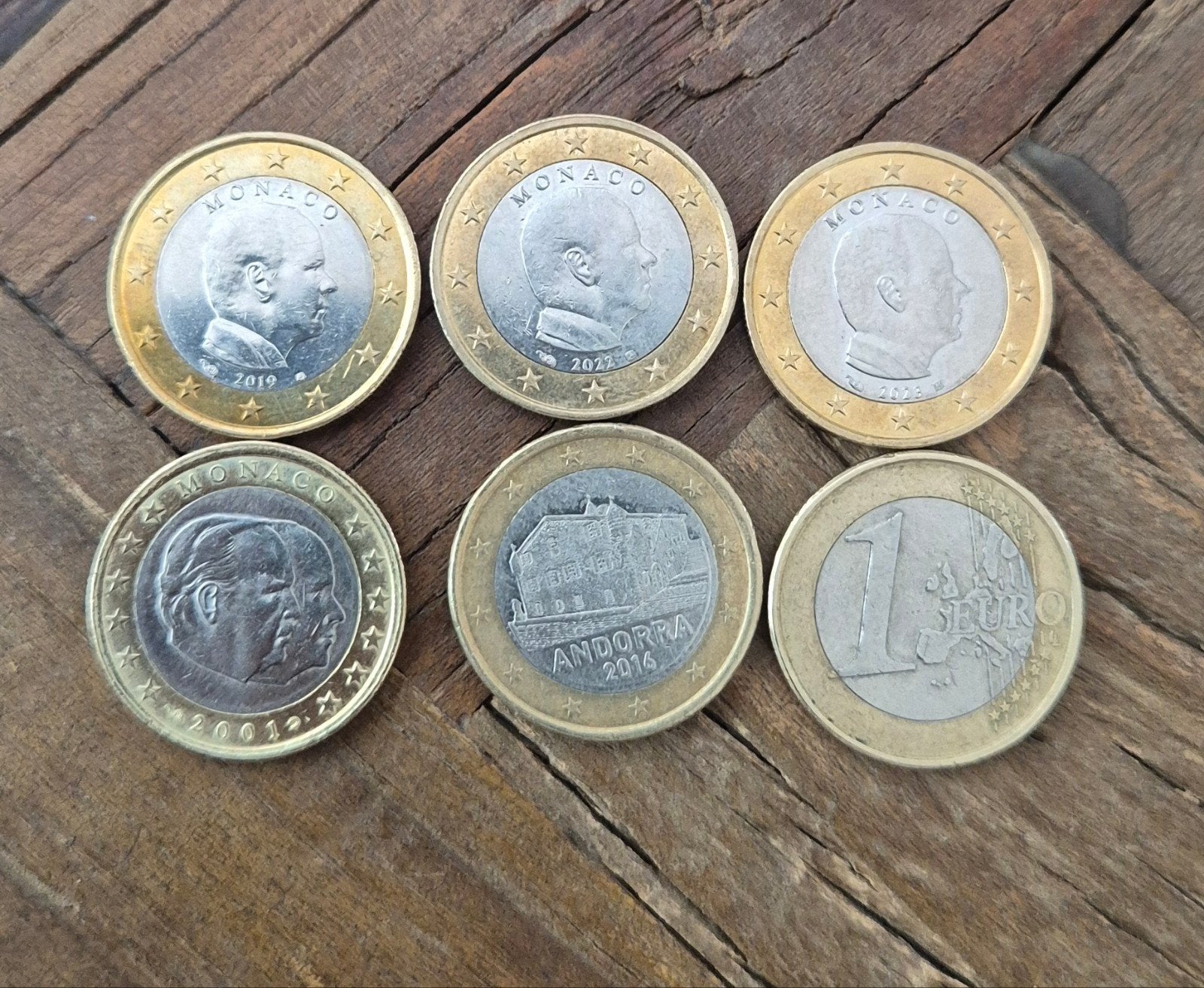 Euromunt Monaco (diverse munten), Postzegels en Munten, Munten | Europa | Euromunten, Ophalen of Verzenden, Monaco, 2 euro, Losse munt