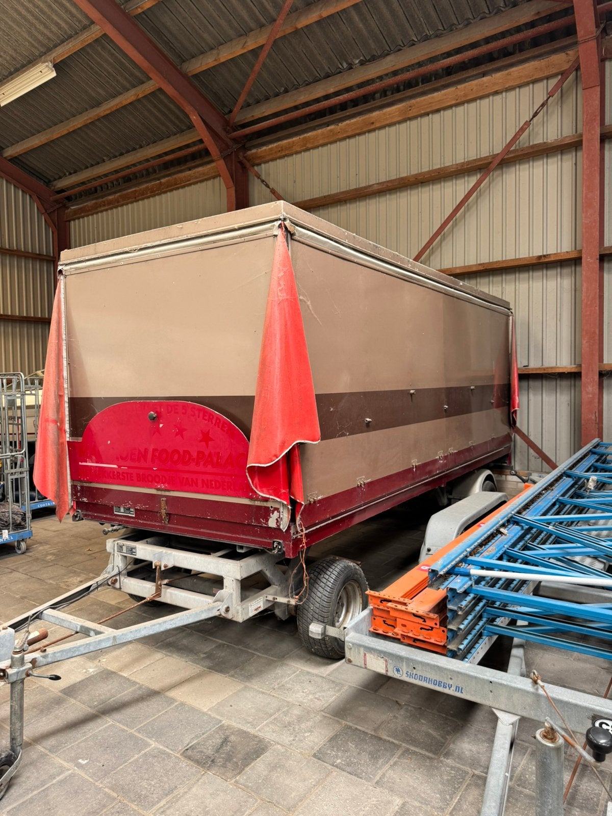 Wesco marktwagen/ schamelwagen, Ophalen, Gebruikt