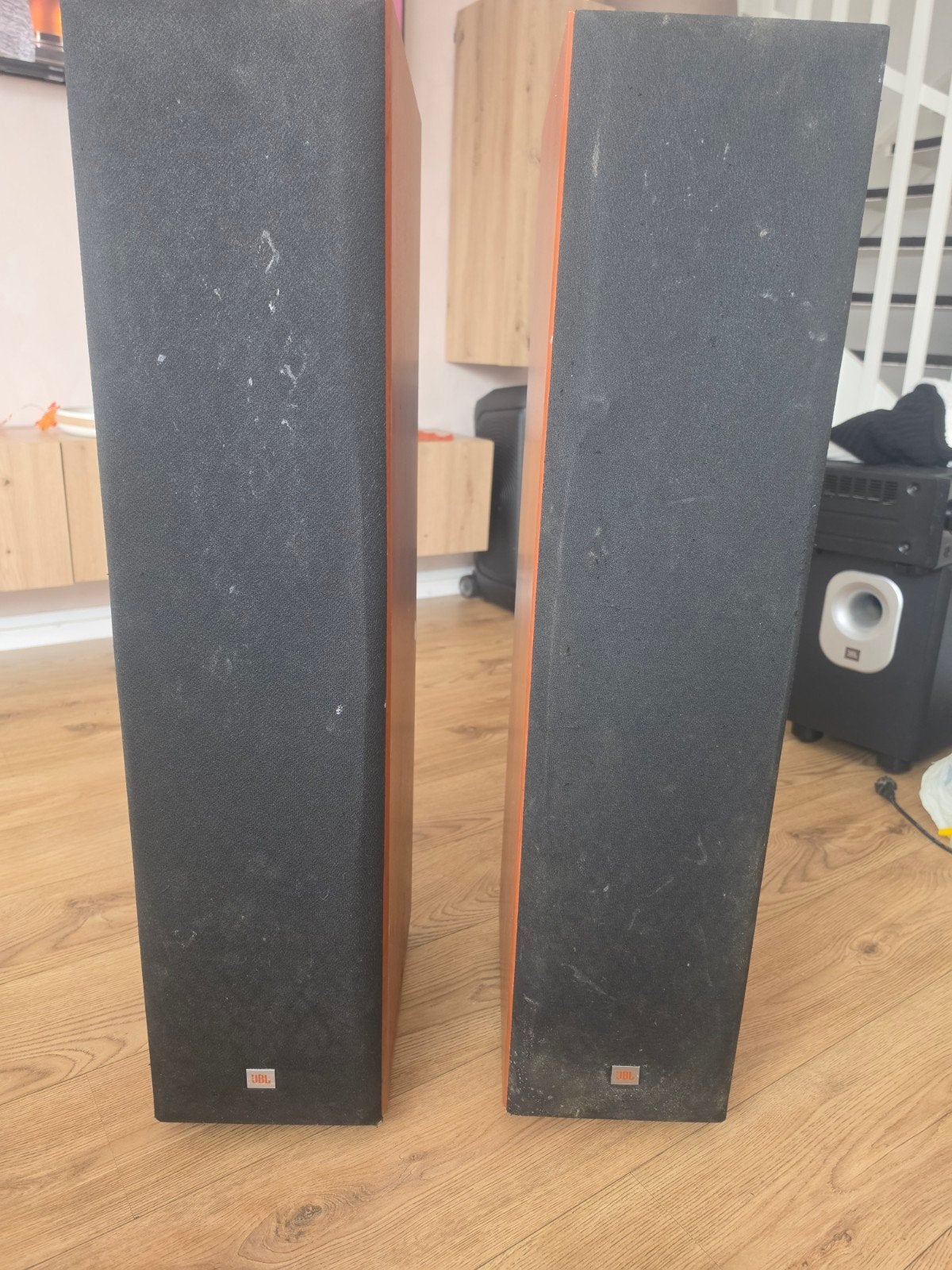 JBL E80 Vloerstaande Luidsprekers - Krachtig Geluid, Audio, Tv en Foto, Ophalen, Vloerstaande luidspreker, Gebruikt, JBL