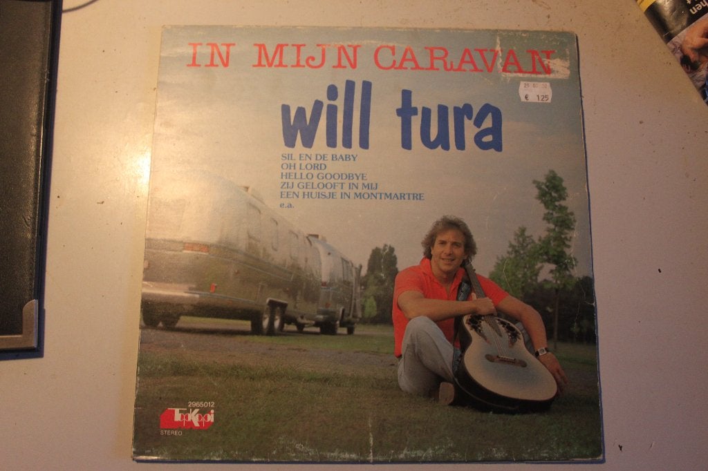 500d - lp - will tura - in mijn caravan, Ophalen of Verzenden, Gebruikt, 12 inch, Levenslied of Smartlap