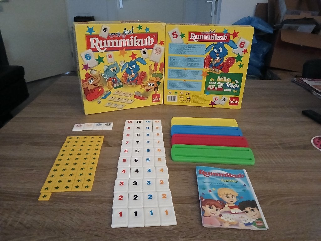 My first Rummikub, Een of twee spelers, Ophalen of Verzenden, Zo goed als nieuw, Goliath