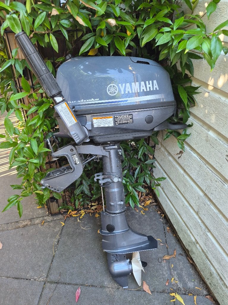 Yamaha 5PK buitenboordmotor 4-takt (2021), Ophalen, Gebruikt, Motor en Techniek, Zeilboot of Motorboot