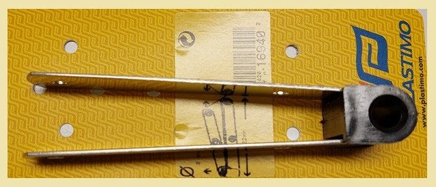 16940 Plastimo RVS Roerbeslag. lengte 122 mm. Ø 8 mm. € 5,95, Ophalen of Verzenden, Nieuw, Motor en Techniek