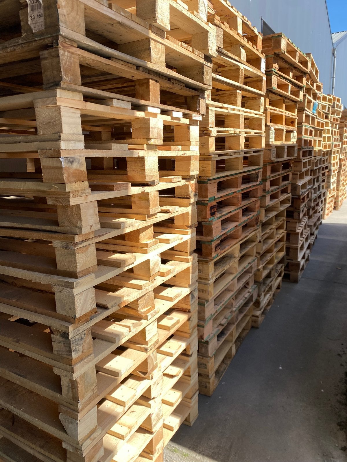 Houten pallets 120 x 100 cm blokpallets, Tuin en Terras, Ophalen of Verzenden, Zo goed als nieuw