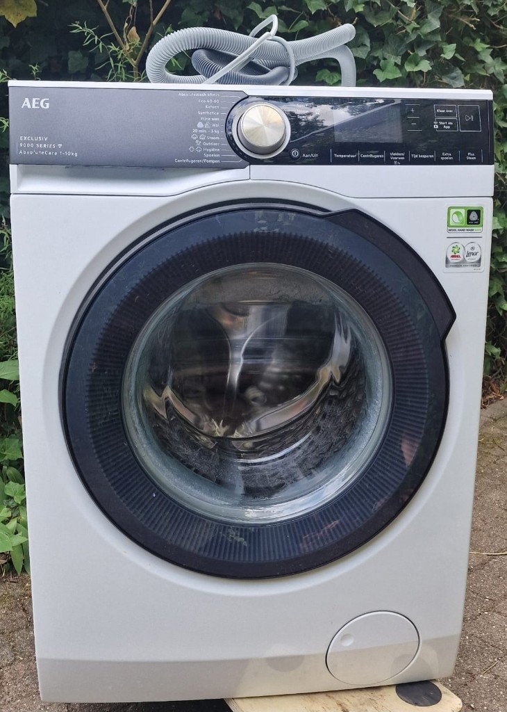 AEG wasmachine 9000 series model Hamburg, Ophalen, 1200 tot 1600 toeren, 8 tot 10 kg, Voorlader