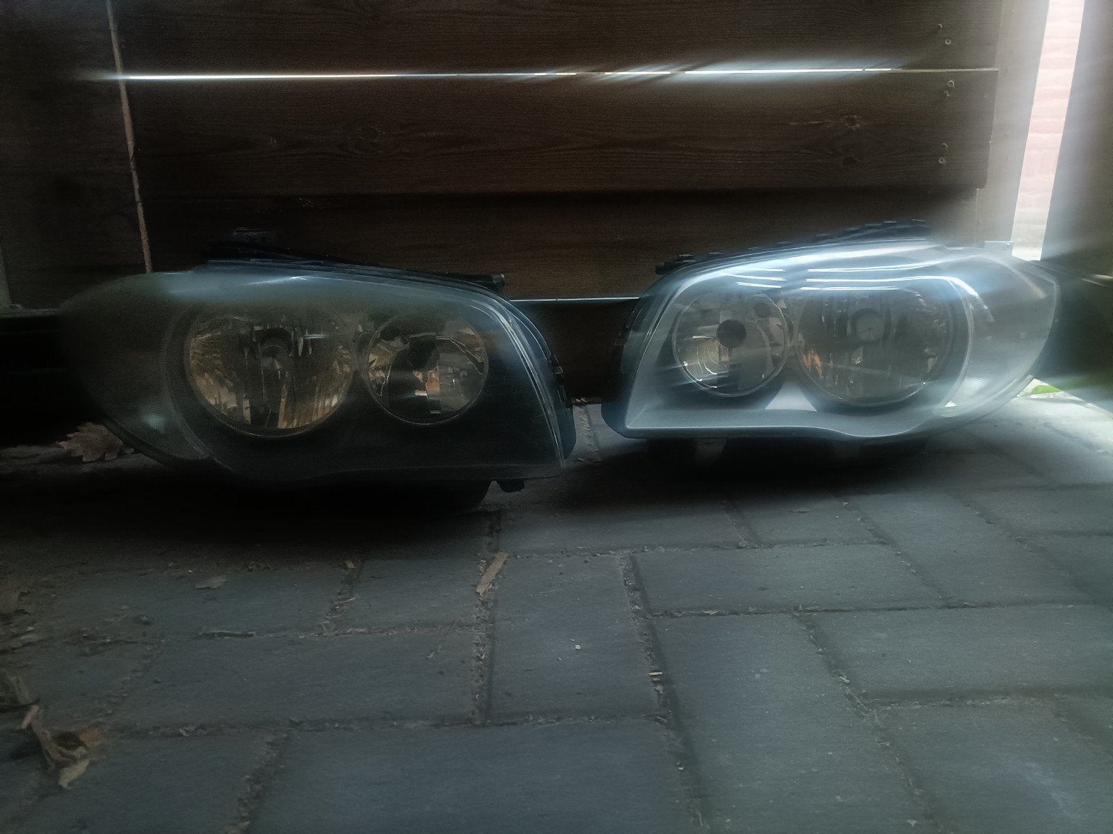 Orginele koplampen bmw 1serie, Auto-onderdelen, Verlichting, Ophalen of Verzenden, BMW