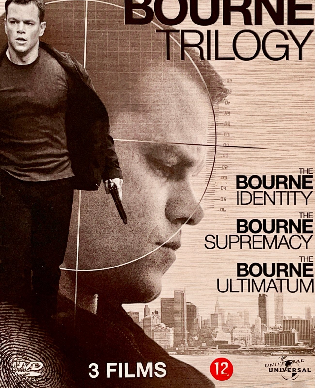 The Bourne Trilogy DVD Boxset - Actiethriller, Nederlands, Actiethriller, Ophalen of Verzenden, Vanaf 12 jaar