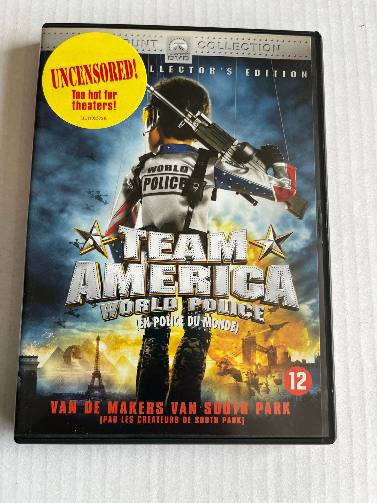 Team America: World Police - Collector's Edition DVD, Nederlands, Ophalen of Verzenden, Vanaf 12 jaar, Actiekomedie
