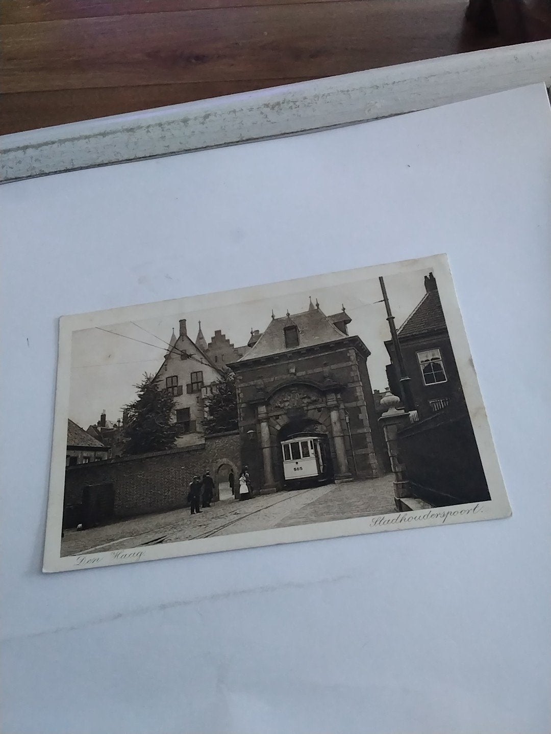 Oude Ansichtkaart Stadhouderpoort Den Haag 1913, Ophalen of Verzenden, Voor 1920, Gelopen, Zuid-Holland