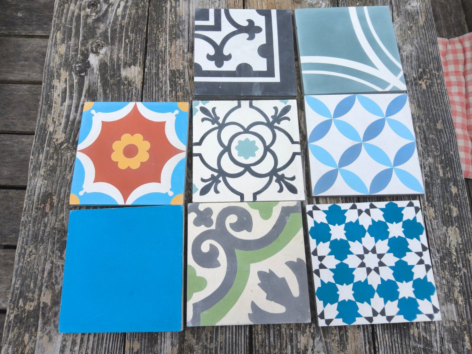 Diverse decoratieve tegels, 20x20 cm, nieuw 8 stuks, Ophalen, Keramiek, Nieuw, 20 tot 40 cm
