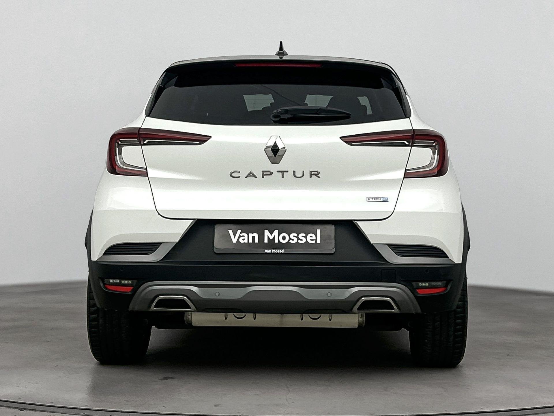 Renault Captur 1.6 E-Tech Plug-In Hybrid R.S. Line 160PK | A, Auto's, Gebruikt, 4 cilinders, Leder en Stof, Wit