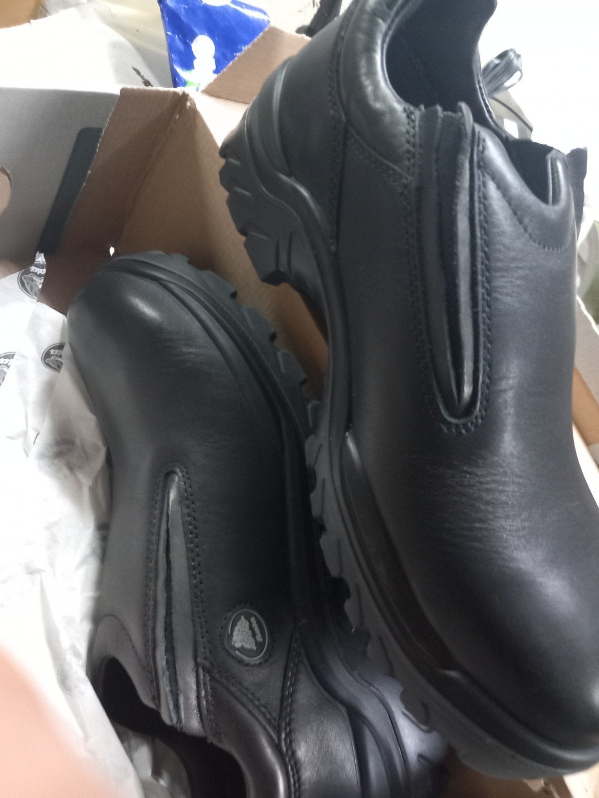 Klompschoenen maat 42 met stalen neus en Dunlop klompen, Zwart, Nieuw, Ophalen of Verzenden, Walkline / Dunlop
