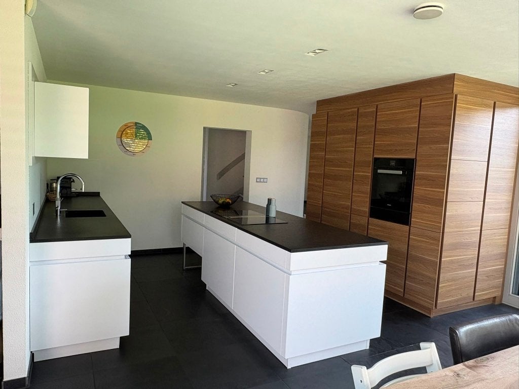 Complete Leicht Keuken Kookeiland Stoomoven Quooker Miele, Huis en Inrichting, Wit, Overige typen, Graniet of Steen, Ophalen of Verzenden