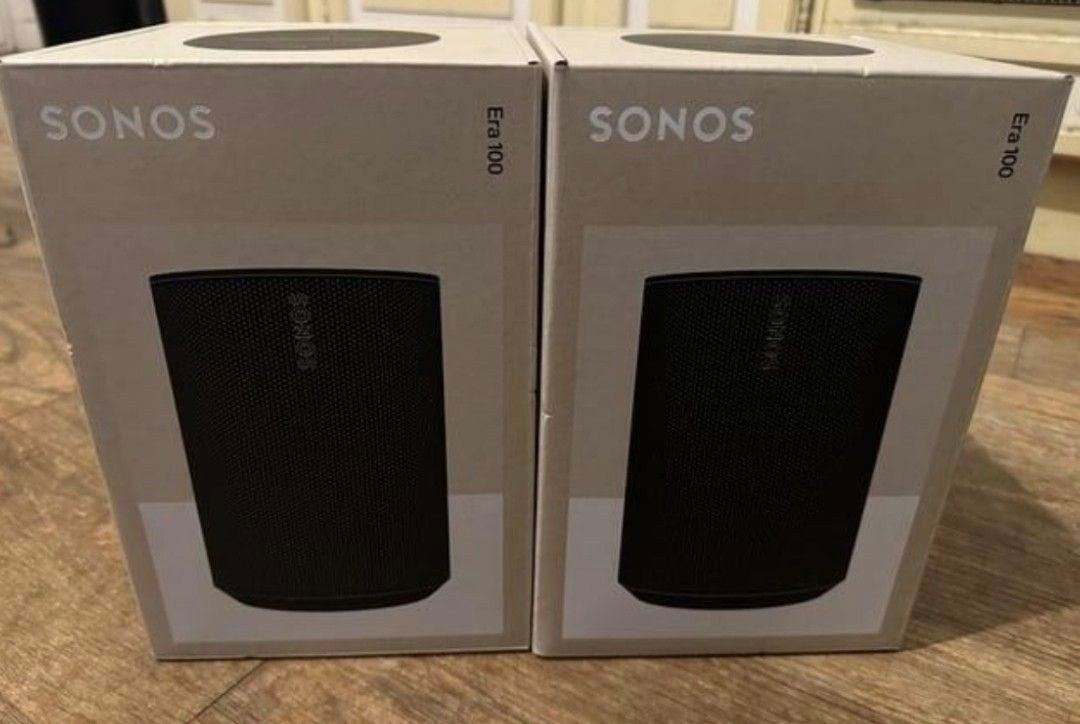 Sonos  Era 100 2 stuks ZGAN, Ophalen of Verzenden, Zo goed als nieuw, Slimme speaker, Sonos