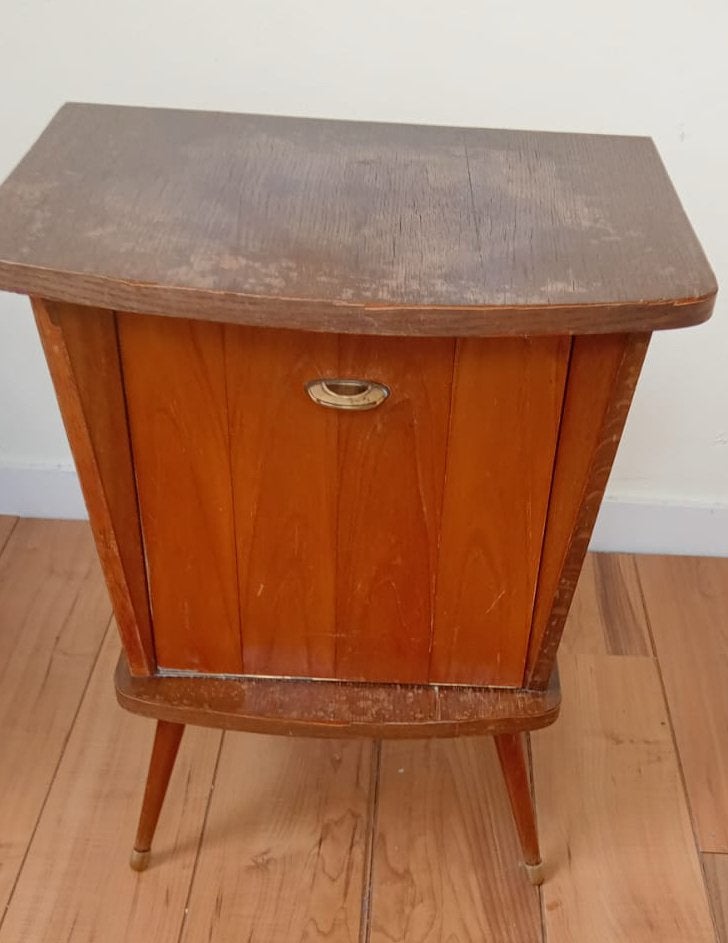 Vintage Mid-Century Kastje/ Platenspelerkastje (Jaren 50/60), Ophalen
