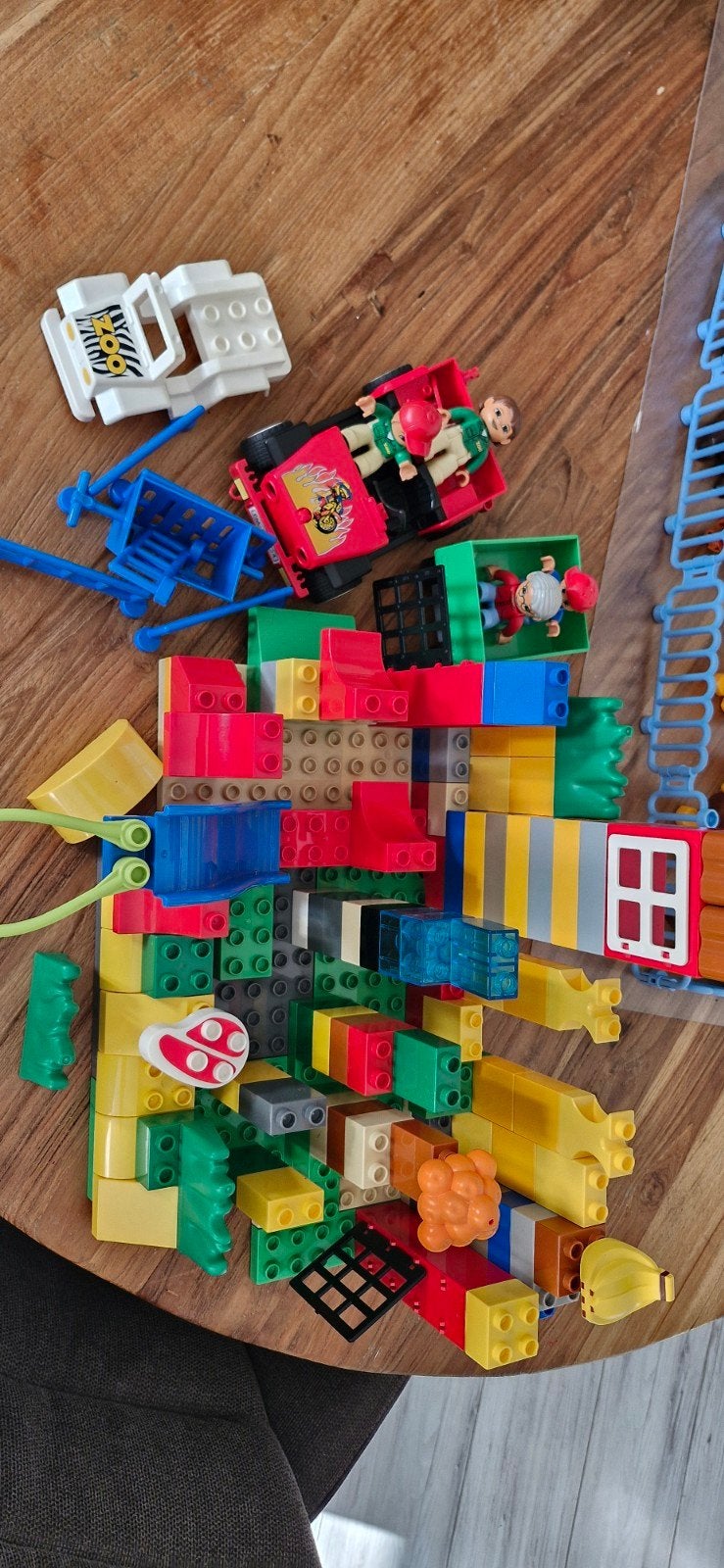 Grote Duplo dierentuin set met veel dieren en blokken, Kinderen en Baby's, Ophalen, Gebruikt, Overige thema's, Duplo