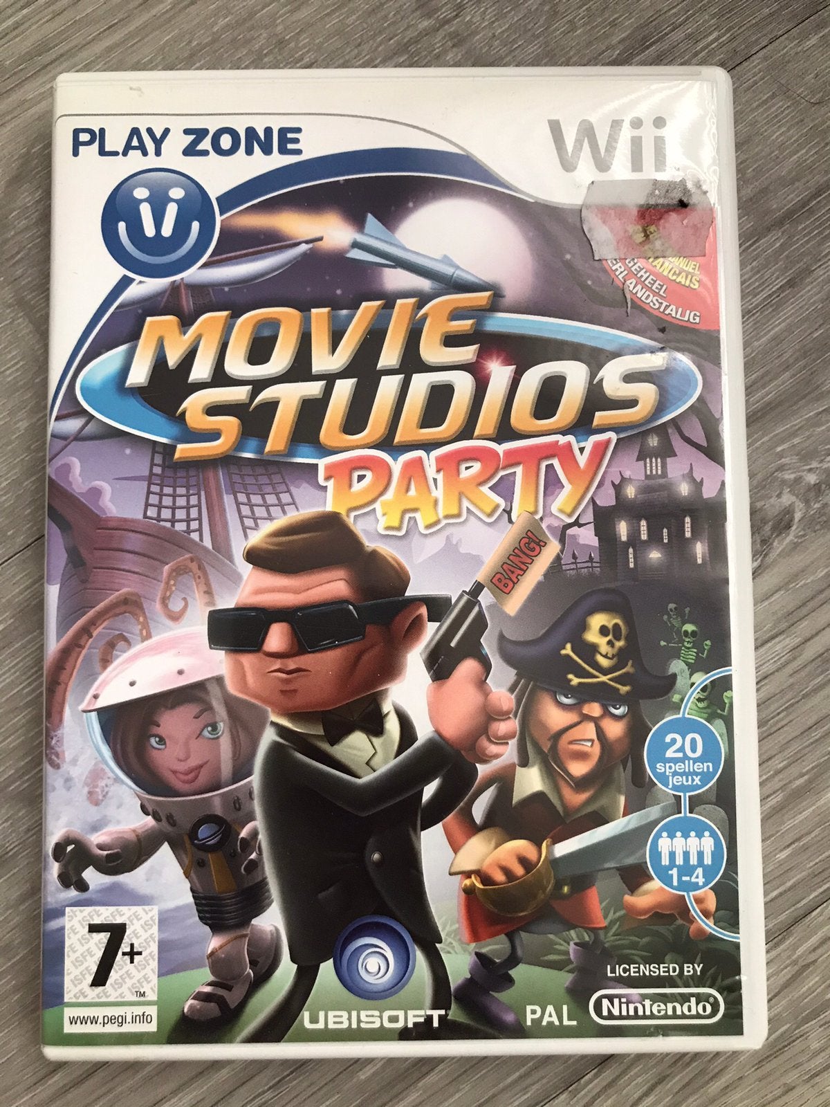 Wii Movie Studio’s Party, Spelcomputers en Games, Games | Nintendo Wii, Puzzel en Educatief, Ophalen of Verzenden, Zo goed als nieuw