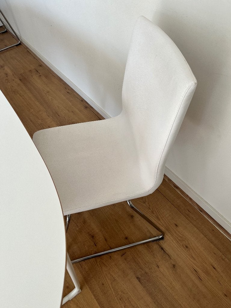Eetkamerstoelen wit, Huis en Inrichting, Ophalen, Gebruikt, Wit, Twee
