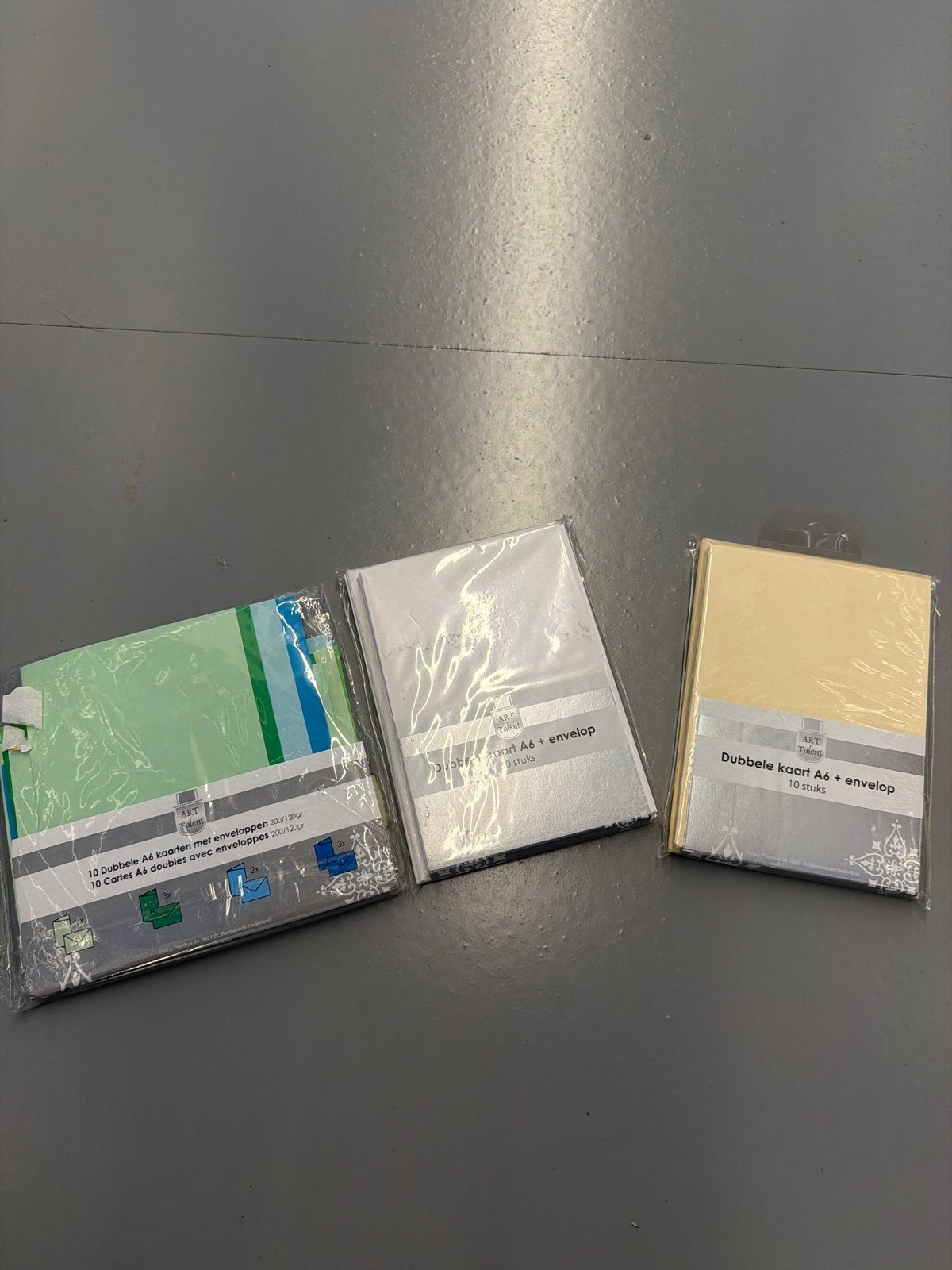 Dubbele kaarten. 3 verschillende, Ophalen