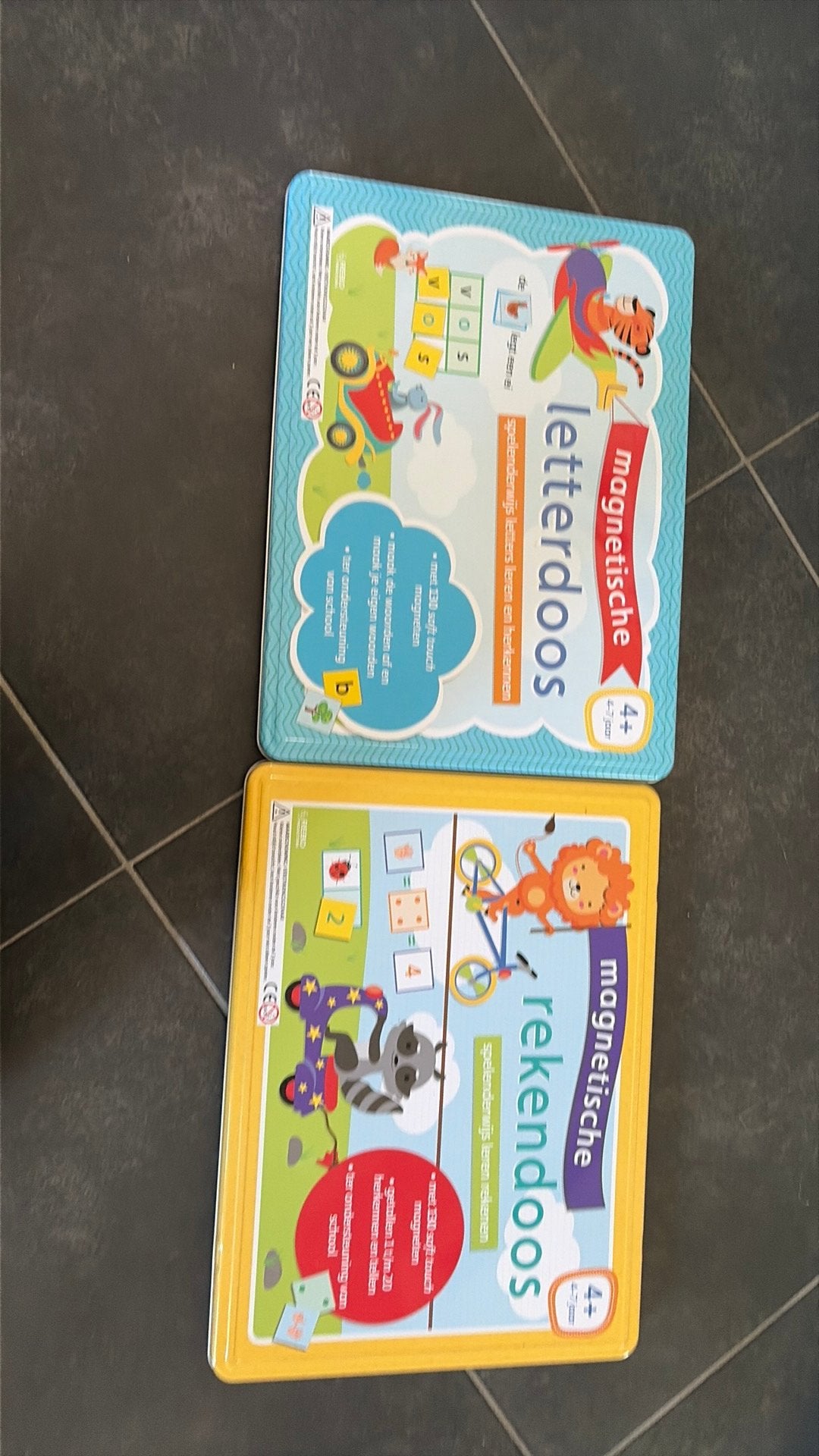 Magnetische rekendoos en letterdoos, Ophalen, Zo goed als nieuw, Taal en Lezen