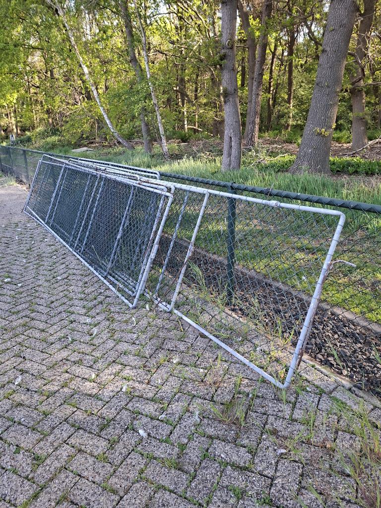 Gebruikt Gaashekwerk Panelen - Ideaal voor Tuin of Erf, Tuin en Terras, Tuinhekken en Hekwerk, Gebruikt, Gaashekwerk, IJzer, Ophalen