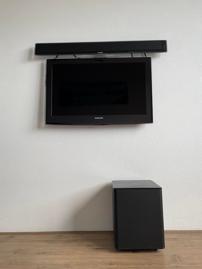 Samsung TV UE32B6000VPXXN met soundbar en subwoofer, Ophalen, 50 Hz, 80 tot 100 cm, Samsung