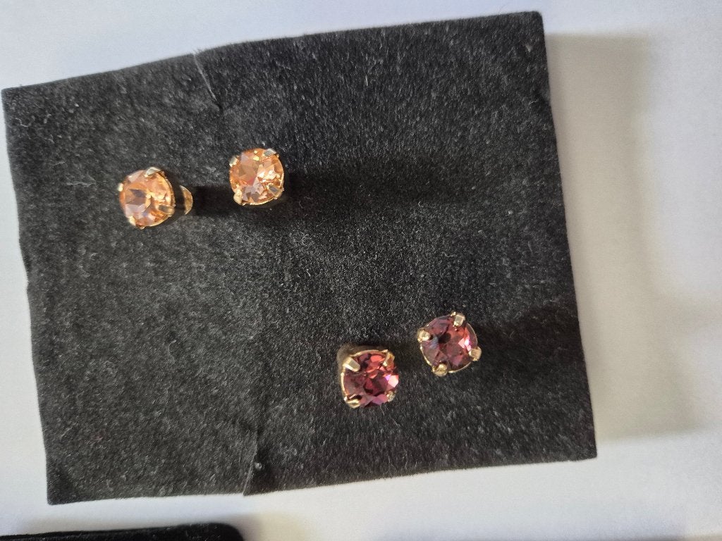 Otazu oorbellen 2 paar nieuw, Sieraden, Tassen en Uiterlijk, Met kristal, Overige materialen, Nieuw, Ophalen of Verzenden