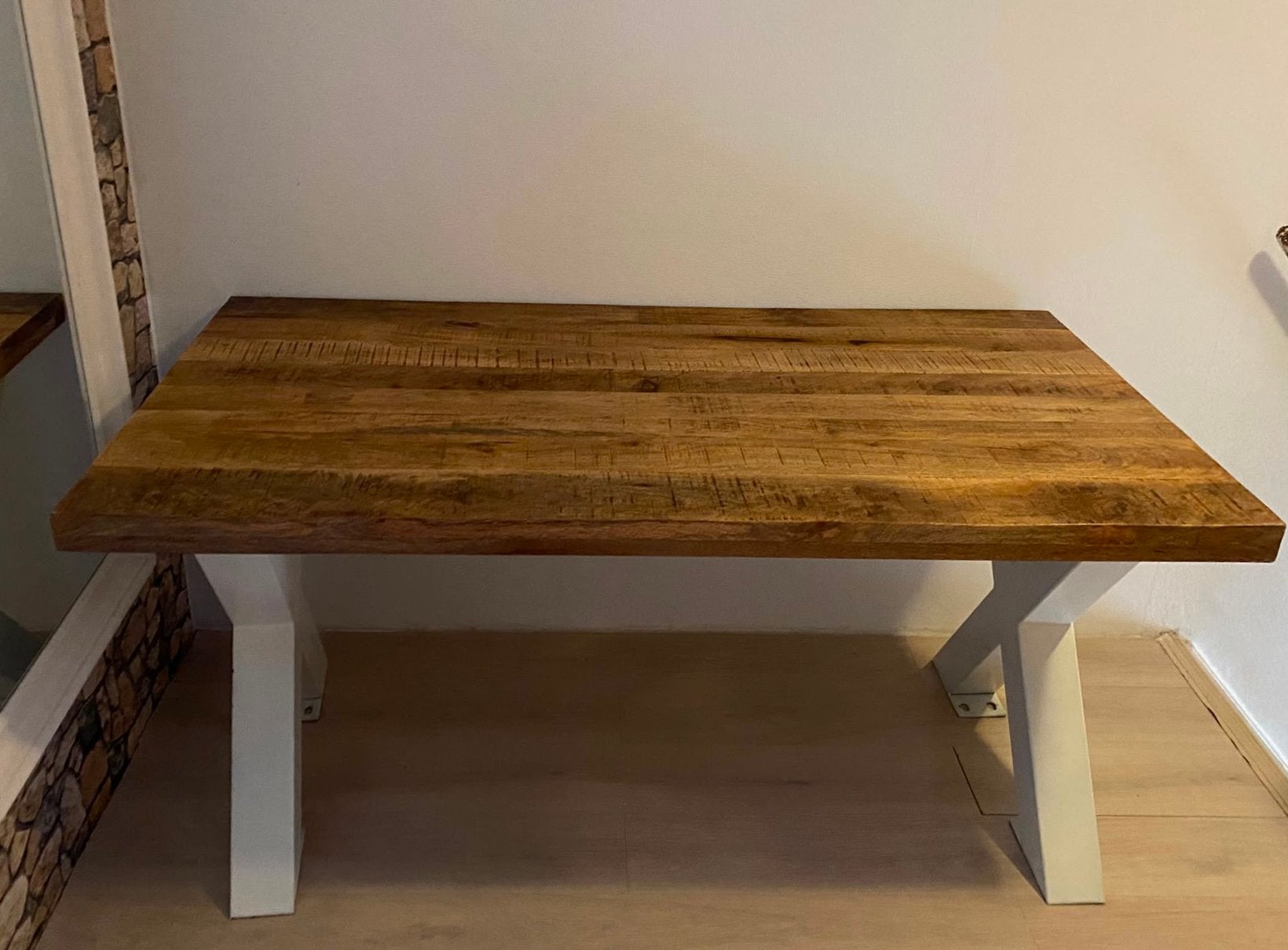 Mango eet tafel, Huis en Inrichting, Ophalen, 100 tot 150 cm, 50 tot 100 cm, Zo goed als nieuw