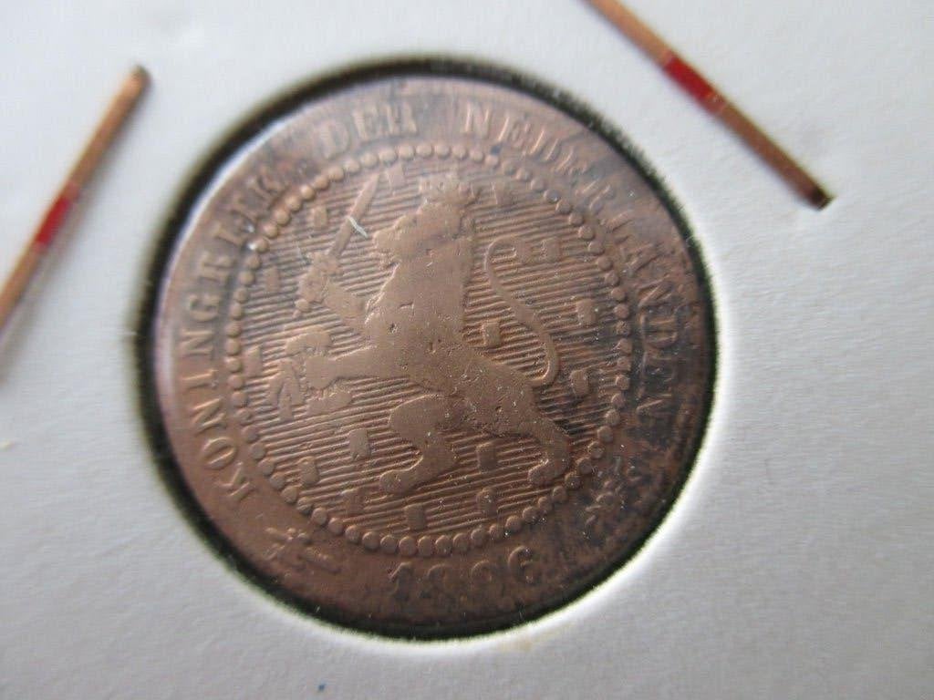 Cent 1896, Ophalen of Verzenden, Koningin Wilhelmina, 1 cent, Losse munt