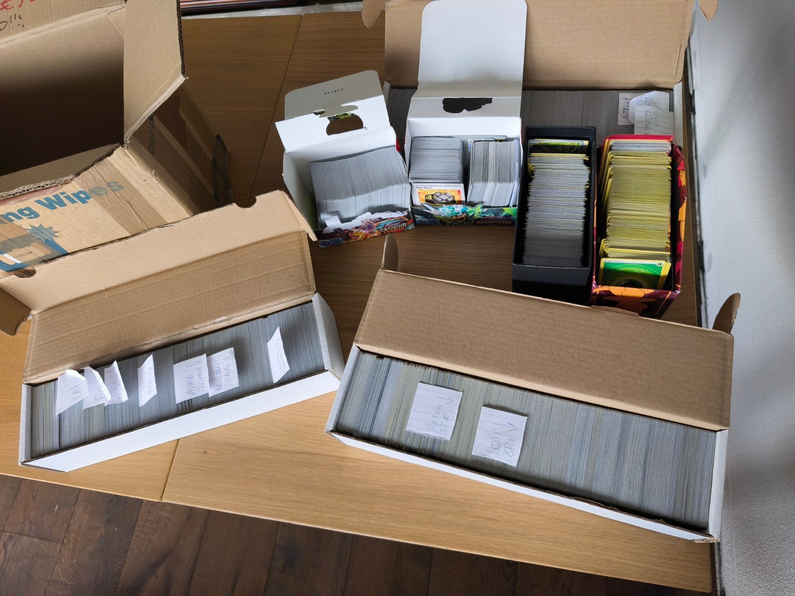 +/- 5000 pokemon kaarten bulk, Hobby en Vrije tijd, Verzamelkaartspellen | Pokémon, Ophalen, Zo goed als nieuw, Meerdere kaarten
