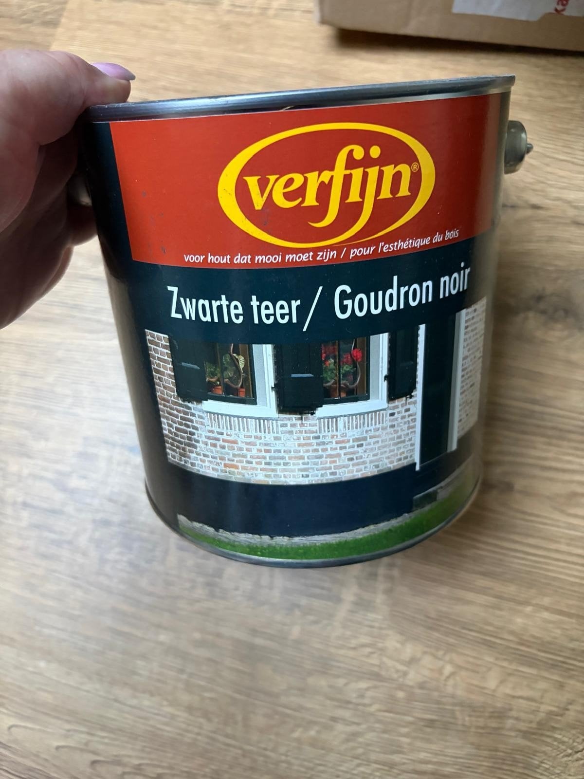 Verfijn Zwarte Teer / Goudron Noir, Ophalen, Nieuw, Zwart, Beits