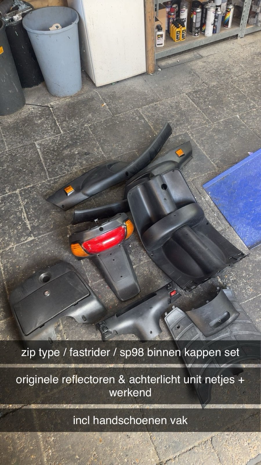 zip type binnenkappen, Motoren, Ophalen of Verzenden