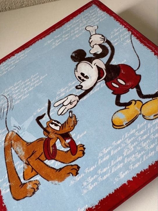 Lege blikken doos Disney merk Delacre, Verzamelen, Blikken, Ophalen of Verzenden, Zo goed als nieuw, Beschuit, Overige merken