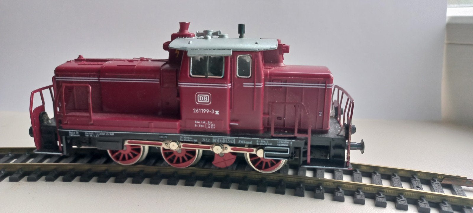 Fleischmann DB 261199-3 Locomotief - Gebruikt, Wisselstroom, Gebruikt, Locomotief, Fleischmann
