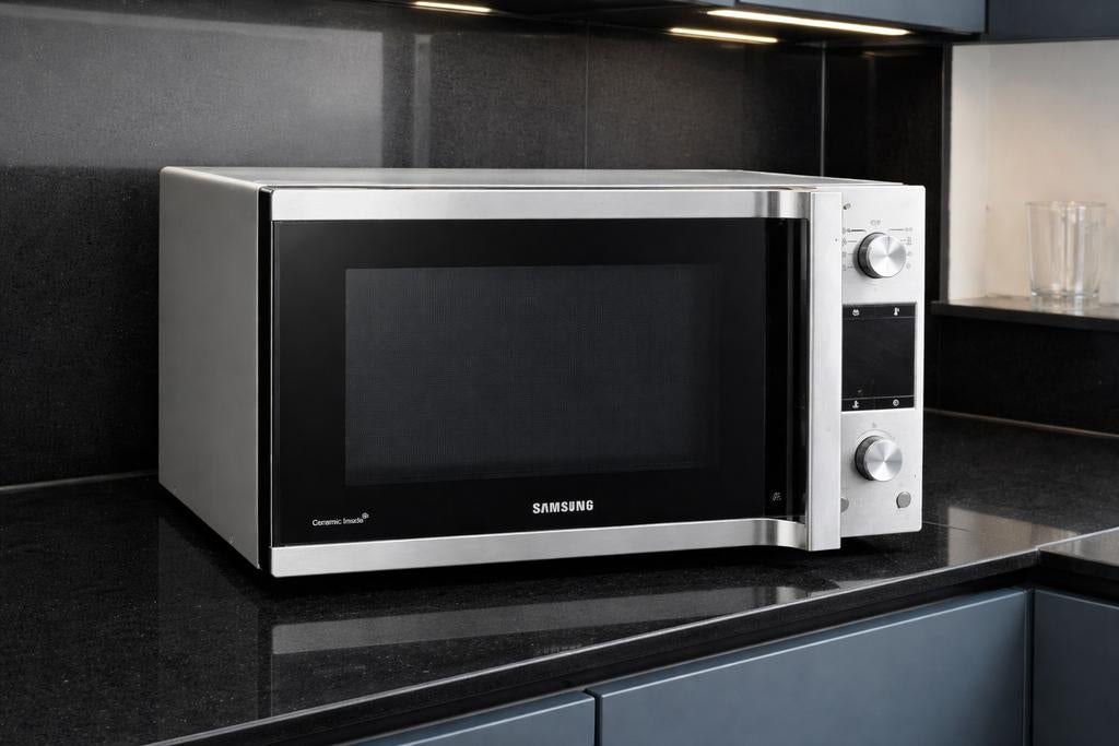 Samsung magnetron MC455TBRCSR, Witgoed en Apparatuur, Magnetrons, Zo goed als nieuw, Draaiplateau, Ophalen of Verzenden