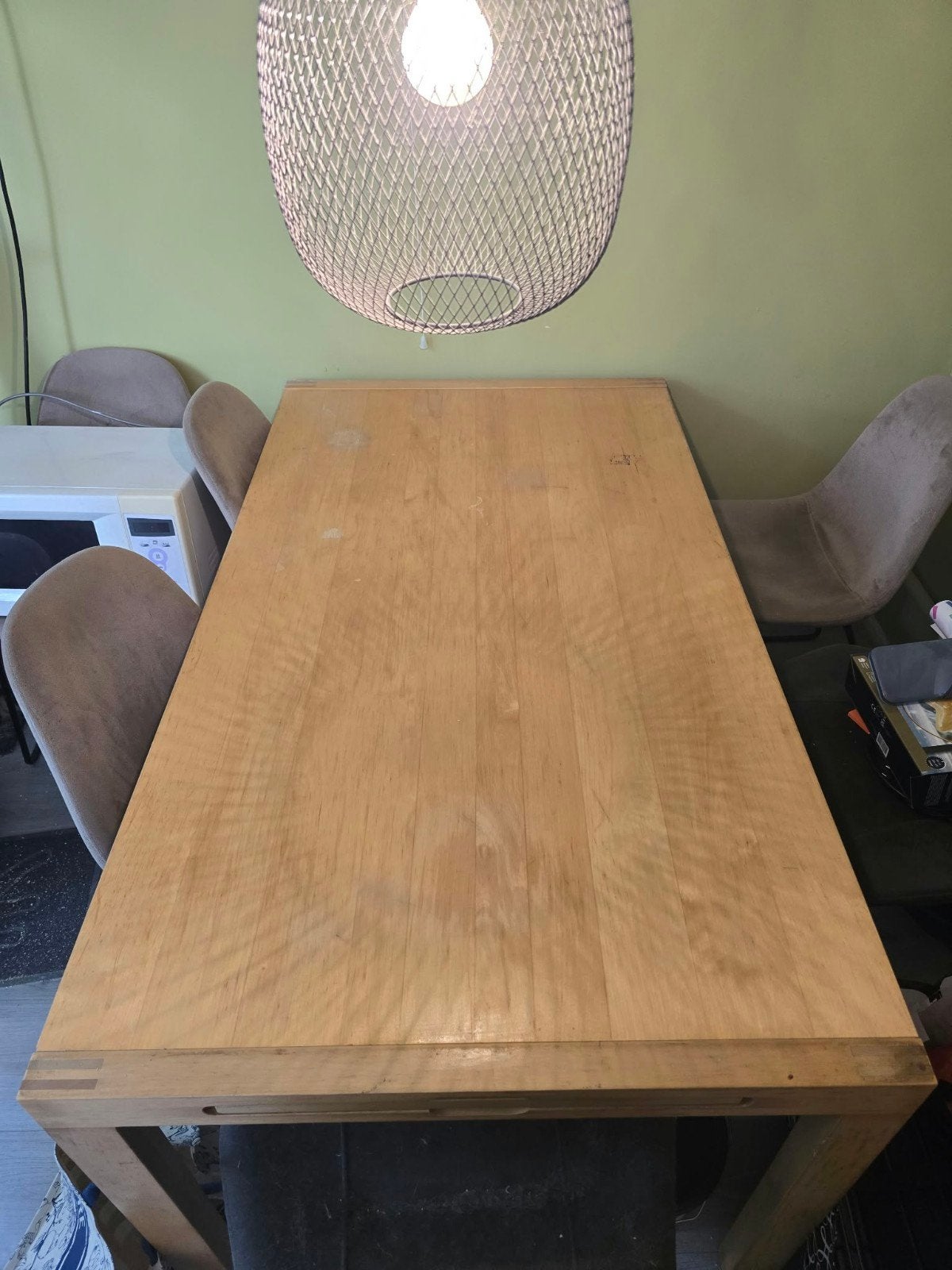 eettafel GRATIS, Huis en Inrichting, Ophalen, Gebruikt, 50 tot 100 cm, 150 tot 200 cm