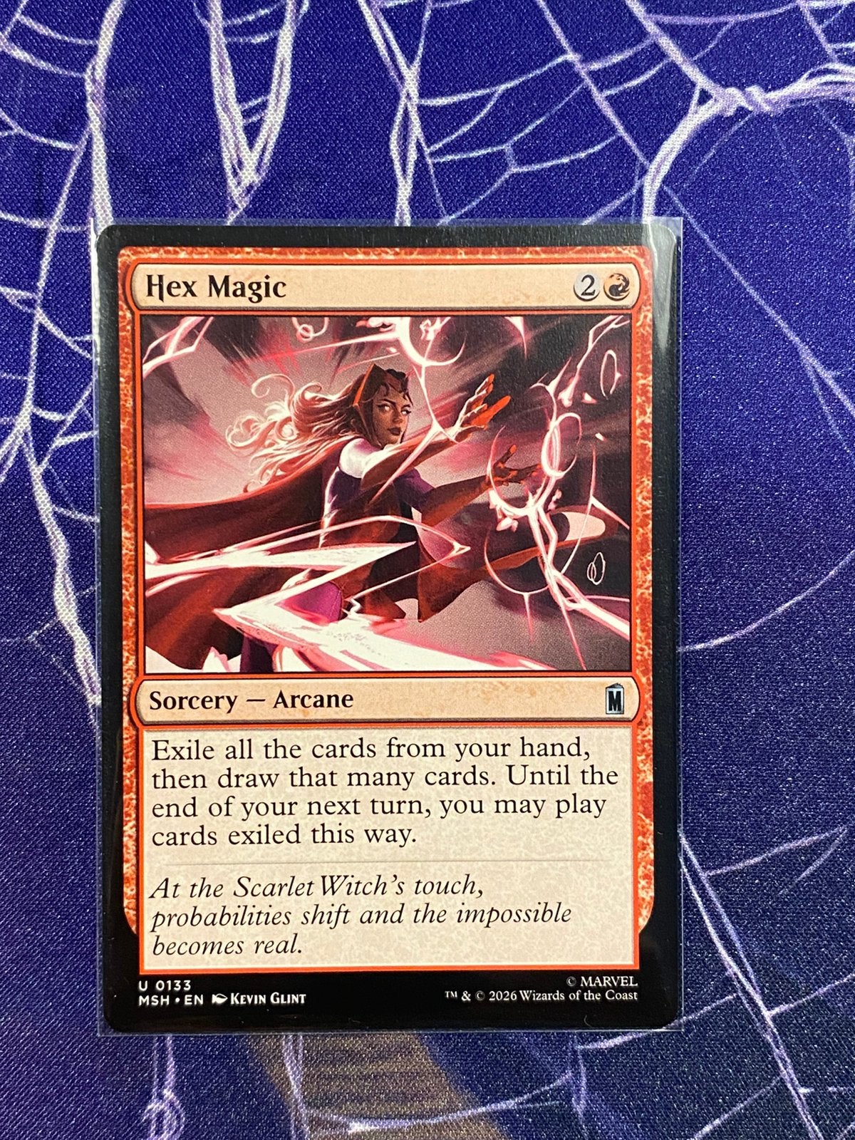 Magic The Gathering Marvel Super Heroes 0133 Hex Magic, Ophalen of Verzenden, Zo goed als nieuw