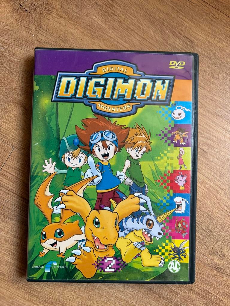 Digimon Digital Monsters Deel 2 DVD - Meramon, Kabuterimon, Avontuur, Gebruikt, Ophalen of Verzenden, Vanaf 6 jaar