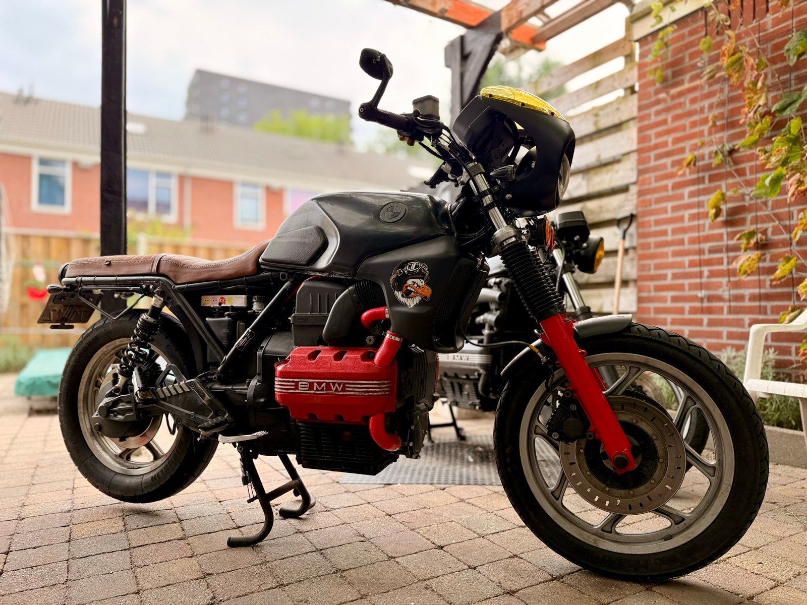 BMW K75 uit 1990 - Caferacer/Scrambler Look, Cardan-aandrijving, Gebruikt, 3 cilinders, Particulier