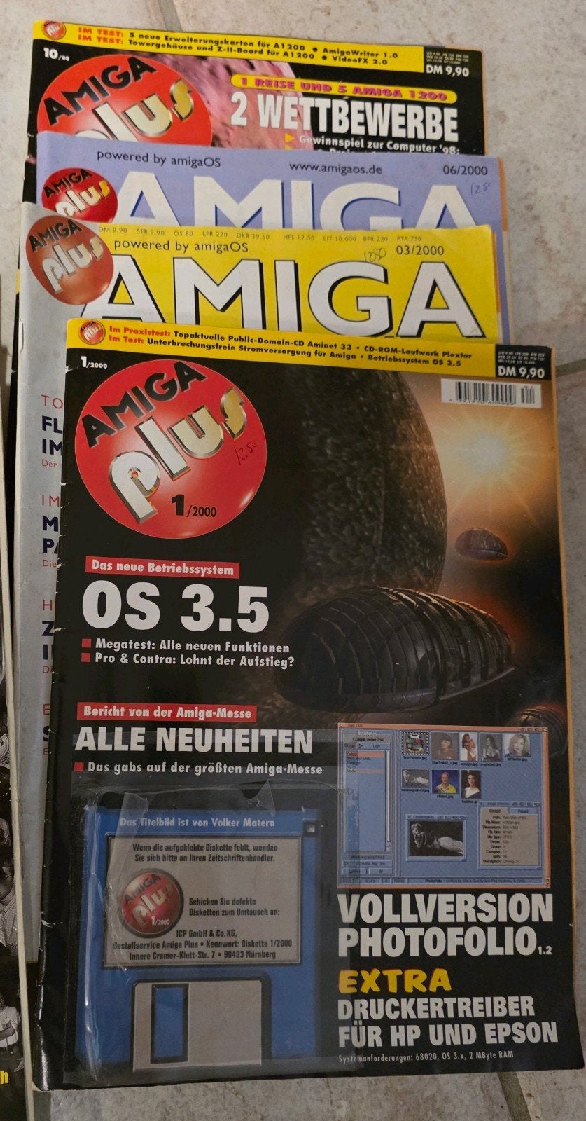 4x Amiga Plus magazine, Computers en Software, Ophalen