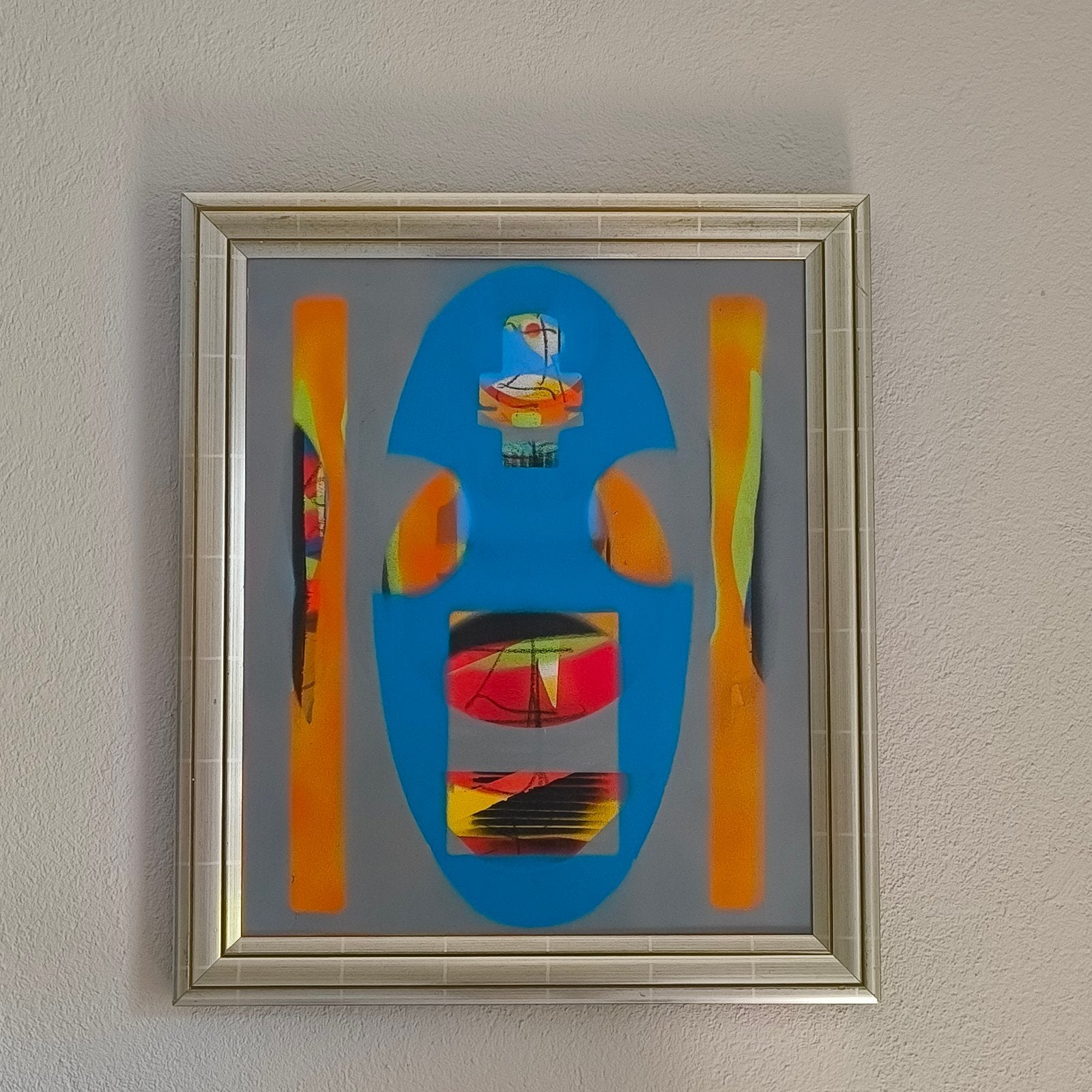 Ati lichtveld (Amsterdam) abstract acryl op doek, Ophalen of Verzenden