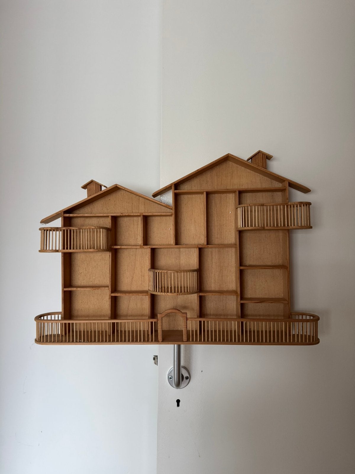 Letterbak wandrekje huisje poppenhuisje, Ophalen, Gebruikt