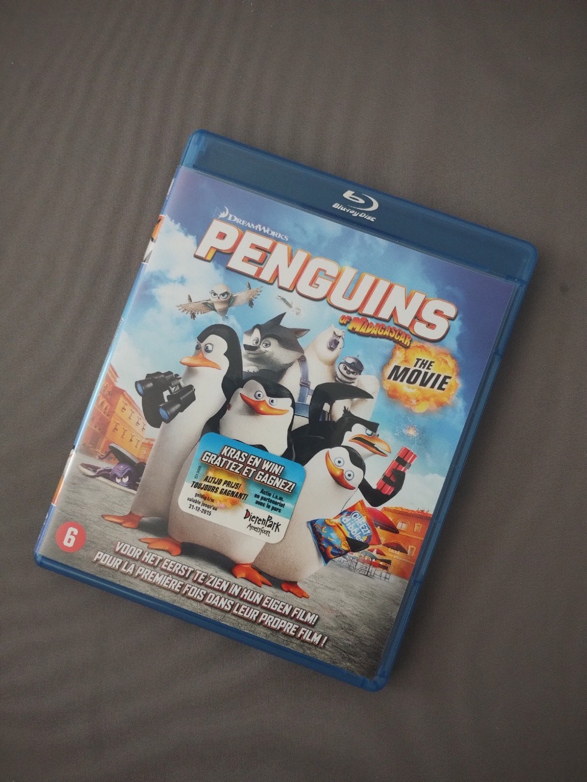 Penguins of Madagascar - the Movie (Blu-ray), Inclusief extra's, Nederlands, Film, Ophalen of Verzenden